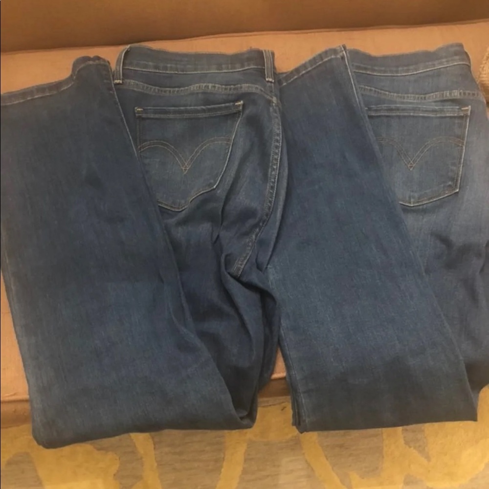 2 pair of Like-new size 12 Levi Jeans